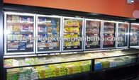 Commerciële Gecombineerde Frige-Diepvriezer Zes Deuren 1600w voor Supermarkt